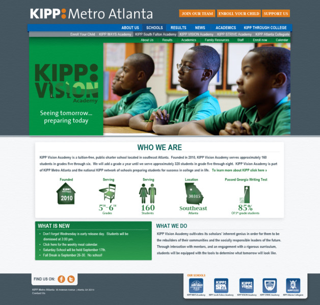 KIPP Metro Atlanta Website & More